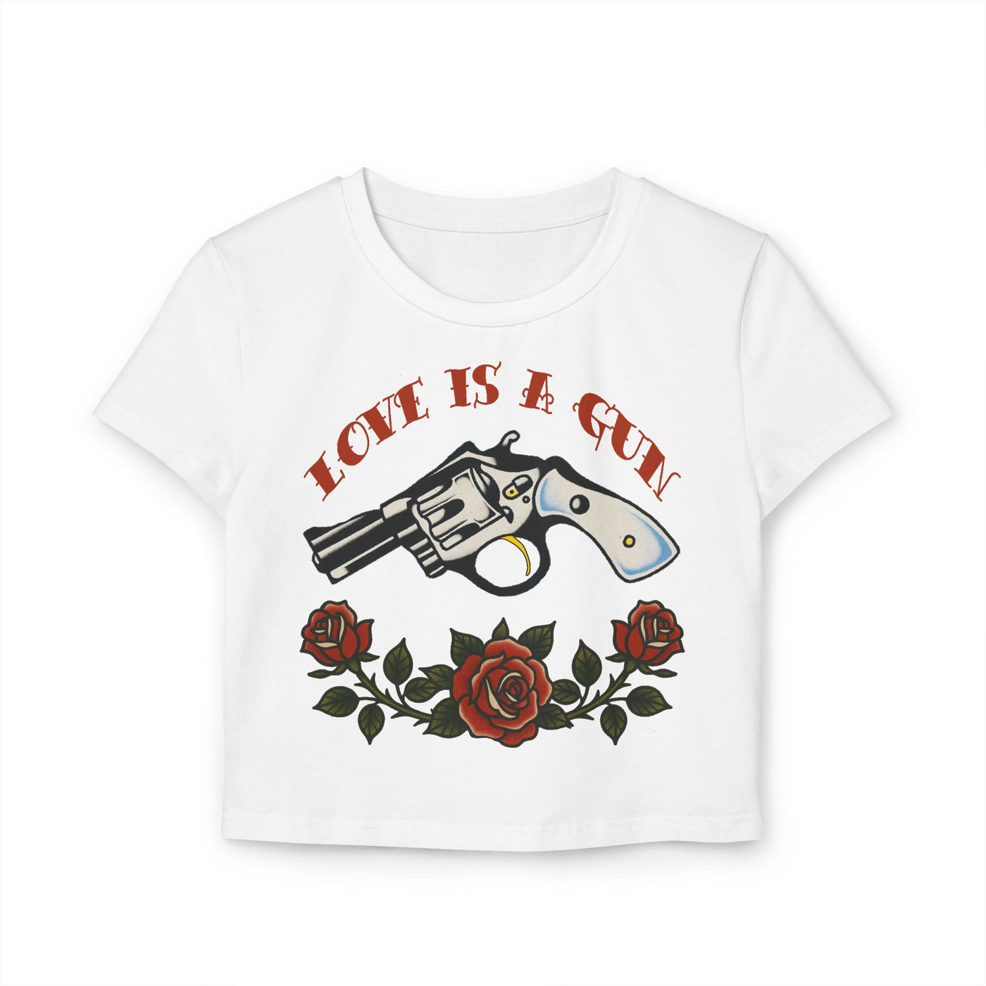 Love Is A Gun Baby Tee