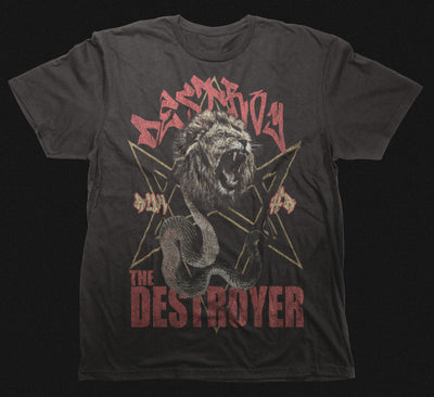 Destroy The Destroyer Gnostic Lion Serpent T-Shirt