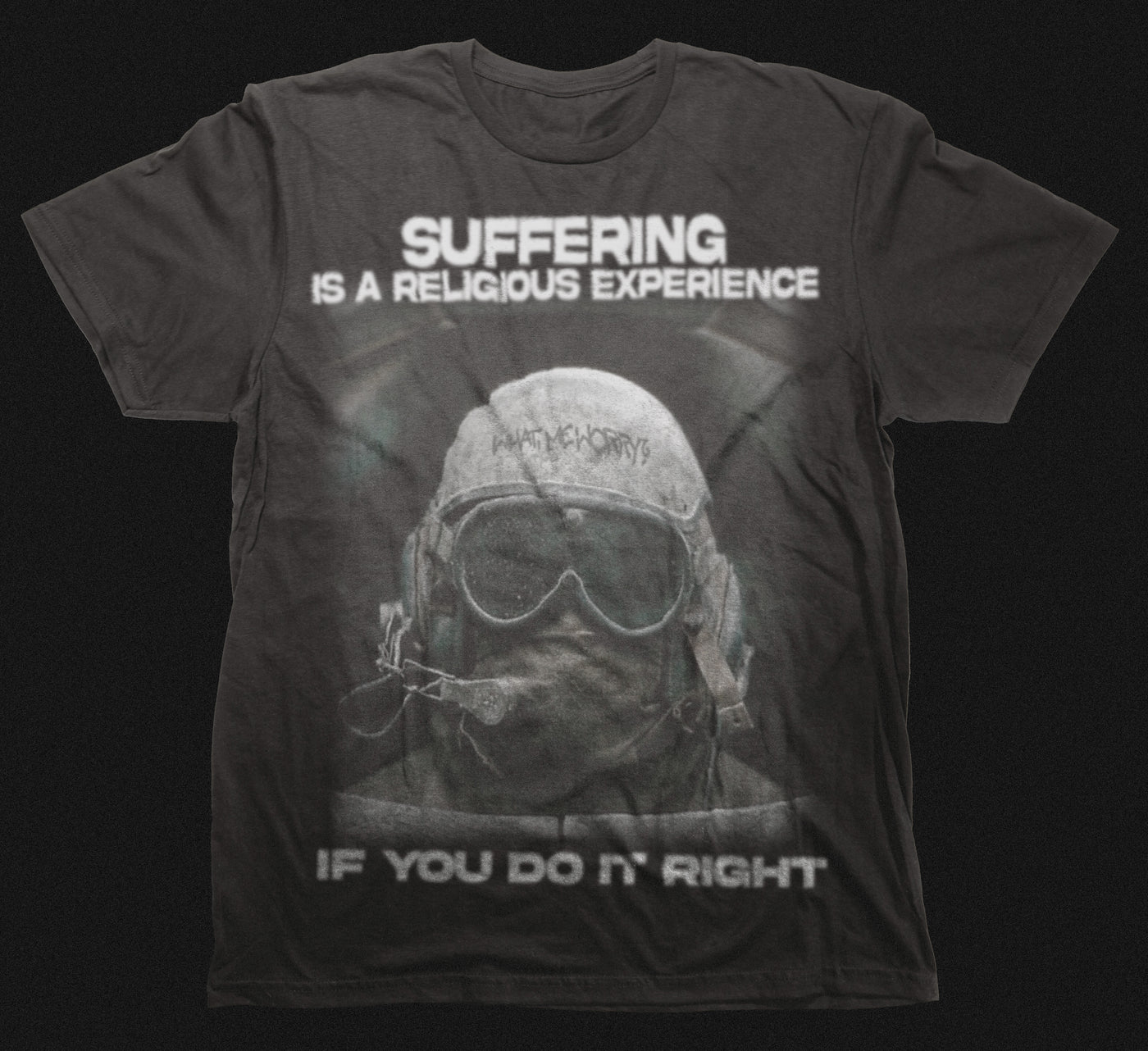 SUFFERING IS RELIGIOUS T-SHIRT