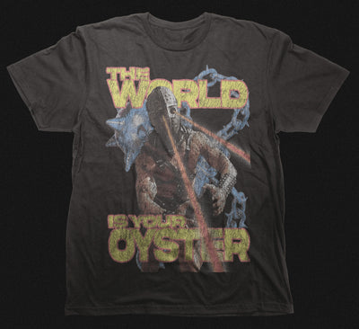 THE WORLD IS YOURT OYSTER T-SHIRT